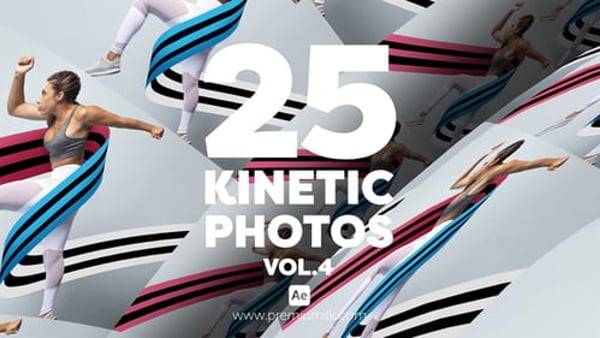 Kinetic Photos Vol 4 - Dynamic Photo Slideshow Animation Template