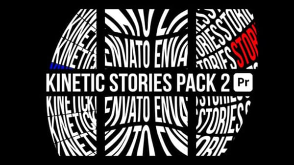 Kinetic Stories Pack 2 for Premiere Pro - Vertical Social Media Motion Graphics Template Pack
