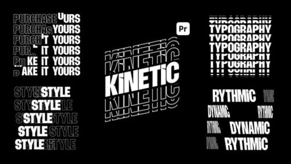 Kinetic Typography | Animated Text Titles for Premiere Pro