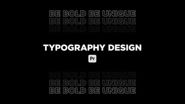 Kinetic Typography Titles for Premiere Pro | 10 Text Animations