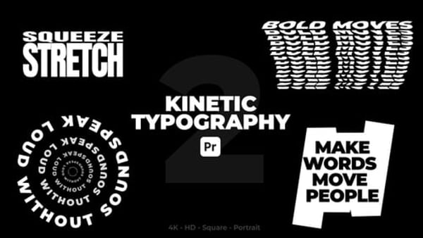 Kinetic Typography v2 for Premiere Pro — 10 Title Animations (4K/HD/Portrait/Square, MOGRT)