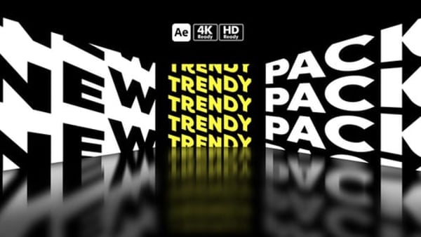 Kinetic Walls Pack 2 - Dynamic Modular Motion Graphics Layout Collection
