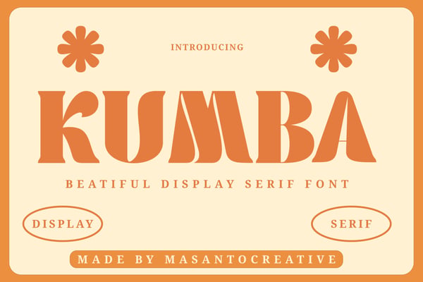 Kumba – Display Serif Typeface