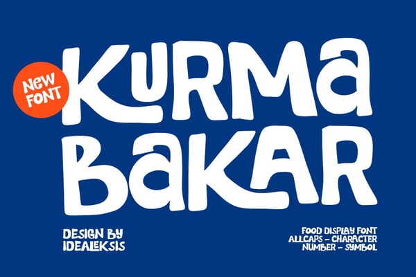 Kurma Bakar - Food Font