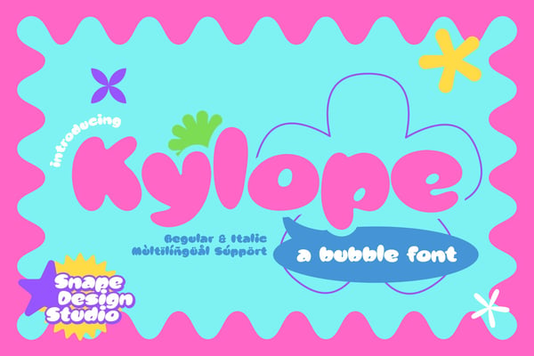 Kylope - Bubble Font