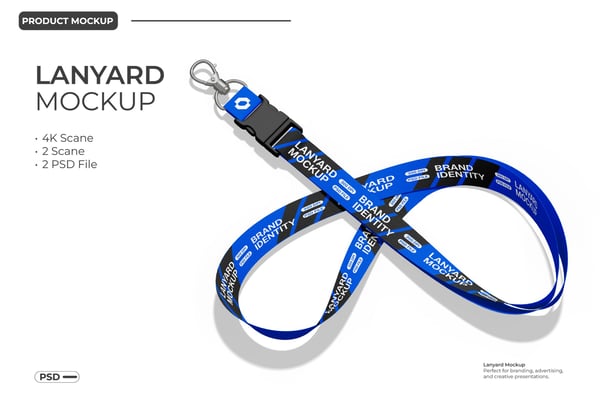 Lanyard Mockup PSD