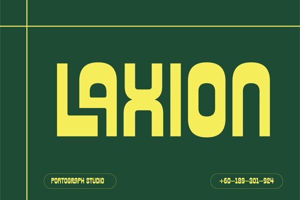 Laxion - Sports Font