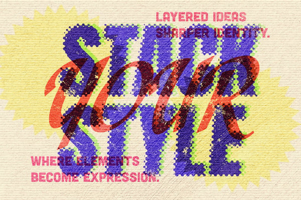 Layered Text Effect