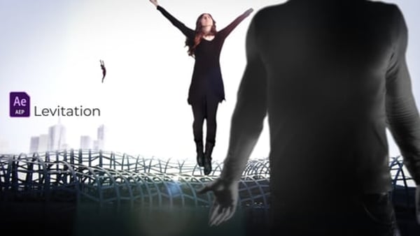 Levitation Advertisement Logo