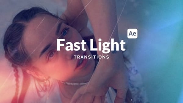 Light Leak & Flare Transitions for After Effects & Premiere Pro – Cinematic MOGRT Pack