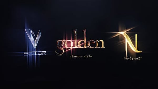 Light Streaks Logo Intro Reveal