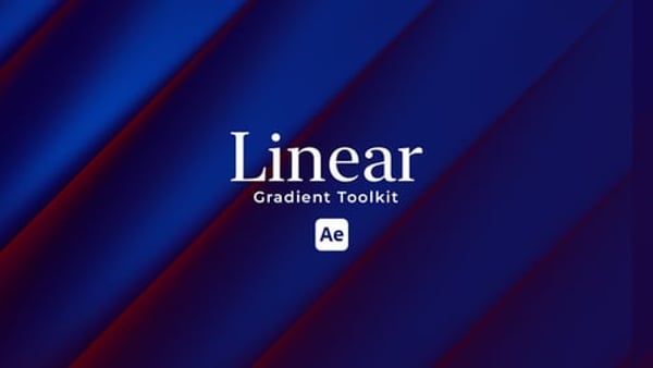 Linear Gradient Motion Background Toolkit for After Effects – 10 Pack