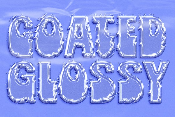 Liquid Glass Text Effect