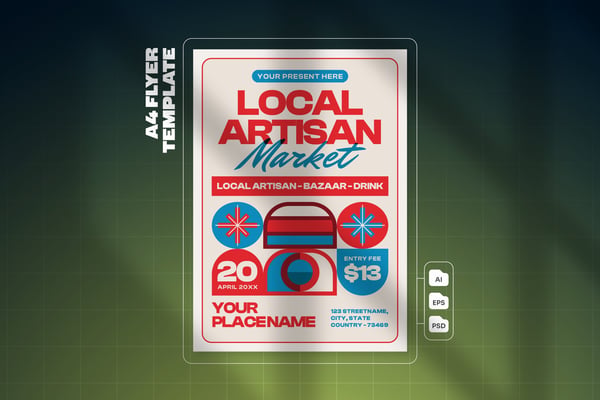 Local Artisan Market - Flyer Template