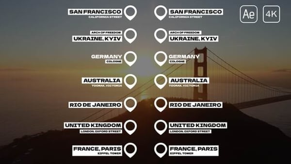 Location Titles | After Effects