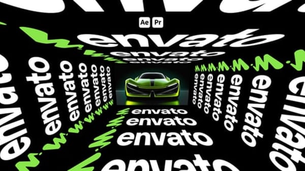 Logo Animated Display Horizontal | Horizontal Logo Animation for Video