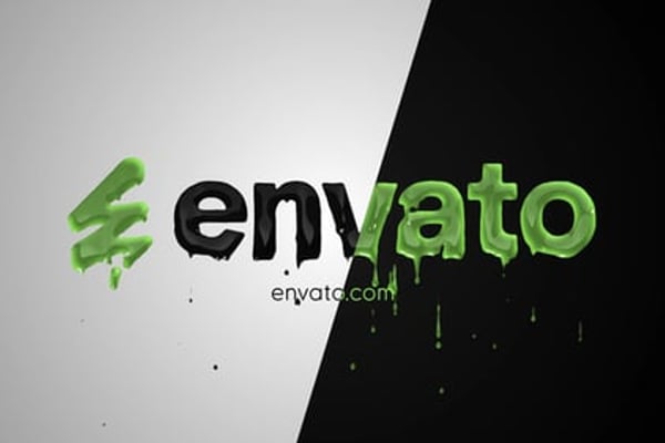 Logo Ink Drops - Cinematic Liquid Splash Reveal Animation Template