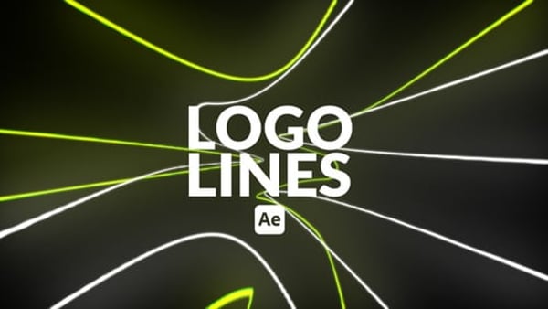 Logo Lines - Minimal Linear Brand Reveal Animation Template
