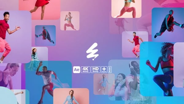 Logo Opener Loop – Seamless Looping Logo Reveal Animations for Video Intros