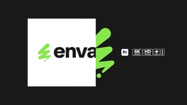 Logo Shapes for Premiere Pro - Modern Geometric Brand Identity Animation Template