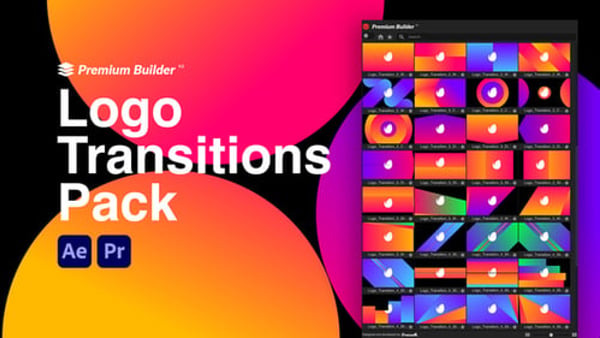 Logo Transitions Pack - Logo Reveal Transition Motion Animation Pack