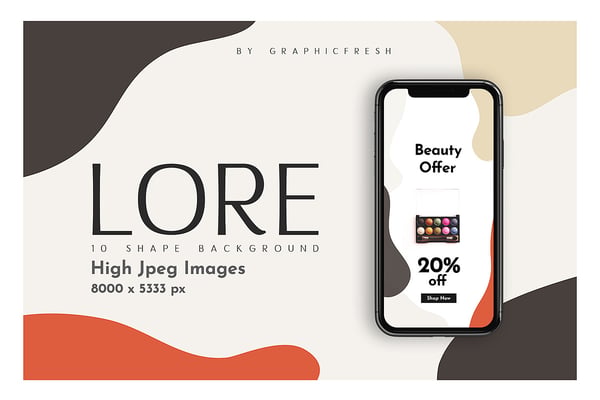 Lore - Shape Abstract Background