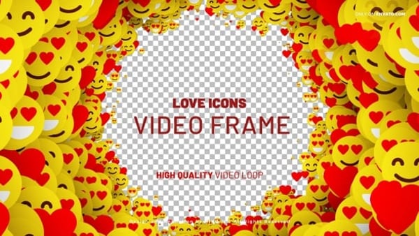 Love Icons Frame