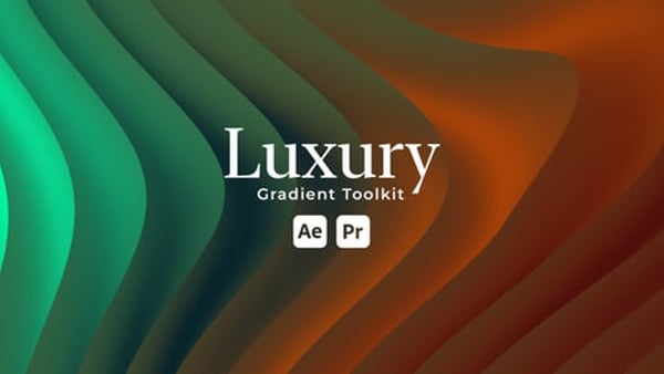 Luxury Gradient Motion Background Toolkit for After Effects & Premiere Pro