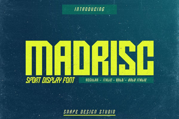 Madrisc - Sport Font