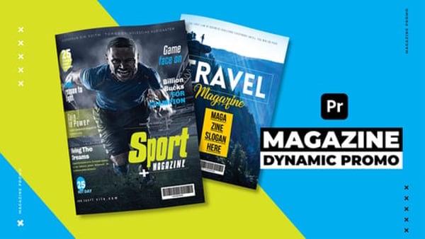 Magazine Promo for Premiere Pro | Glossy Editorial Slideshow Up to 4K