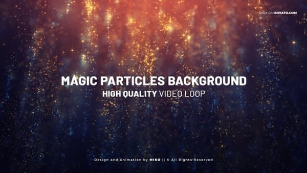 Magic Particles Background
