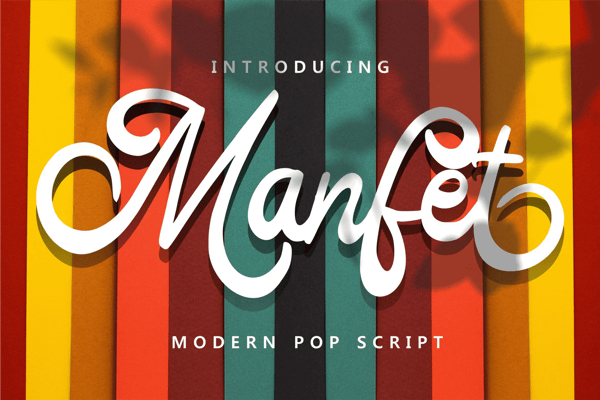 Free Manfet - Modern Pop Script