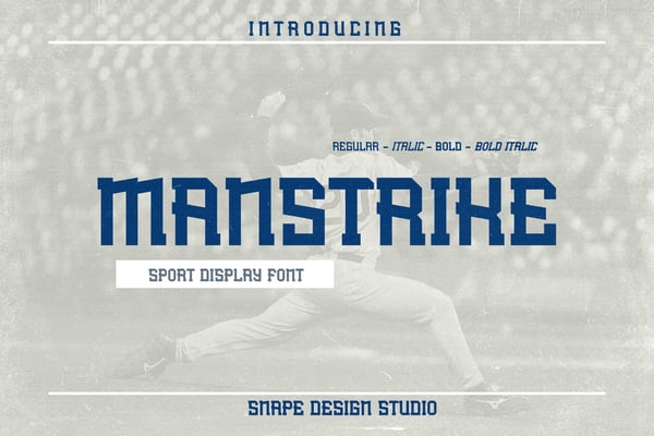 Manstrike - Sport Font