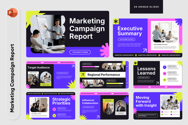 Marketing Campaign Report Powerpoint