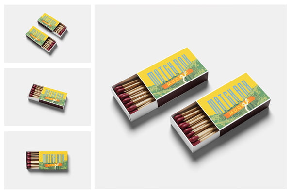 Match Box Mockup