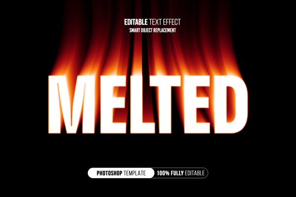 Melted Text Effect