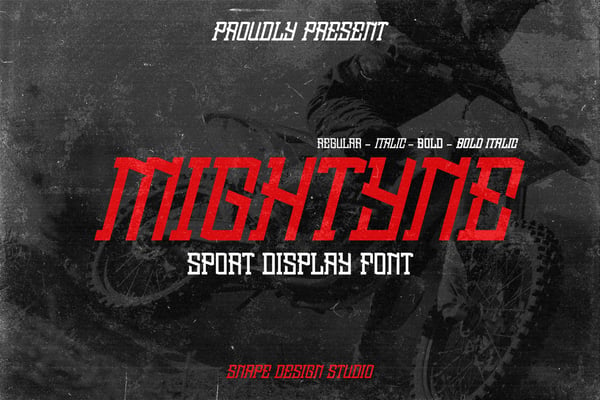 Mightyne - Sport Font