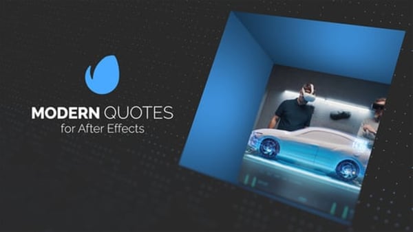 Modern Inspirational Quote Template for After Effects & Premiere Pro
