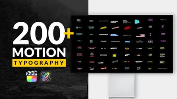 Motion Typography for FCPX - Dynamic Text Animation Typography Pack