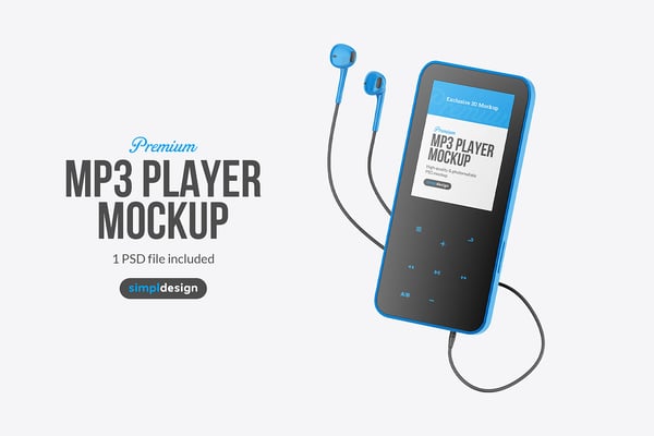 MP3 Player Mockup