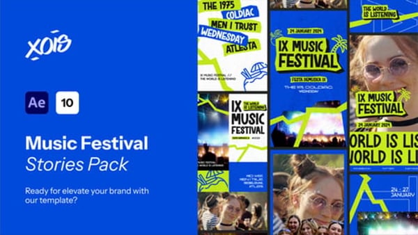 Music Event Stories Pack