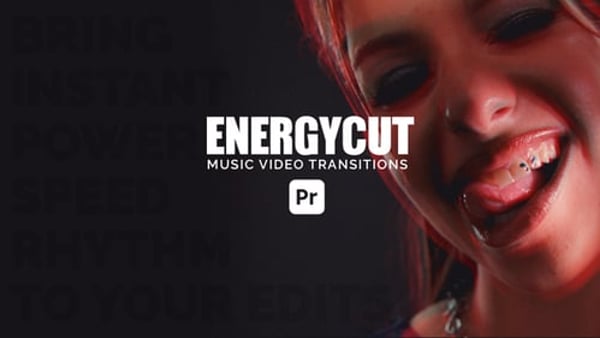 Music Video Transitions for Premiere Pro | Fast Cut Zoom Shake MOGRT Pack