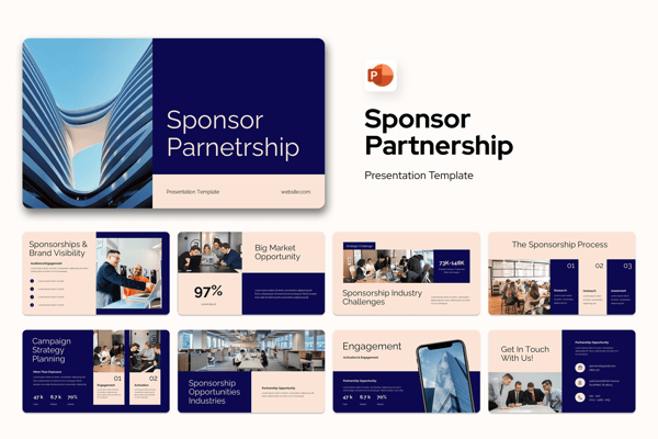 Navy Beige Sponsor Partnership