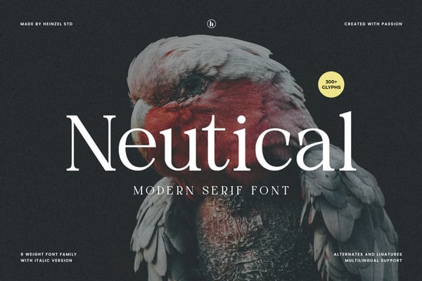 Neutical Serif Font Family (12 Font)