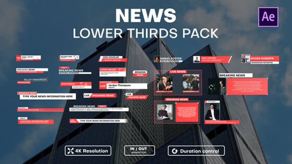 News Lower Thirds Pack