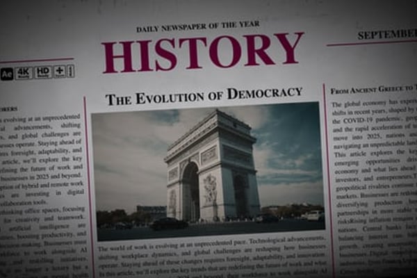 Newspaper Overlays - Vintage Paper Texture News Print Motion Effects Pack