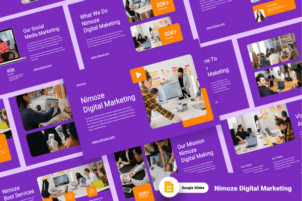 Nimoze – Digital Maketing Google Slides