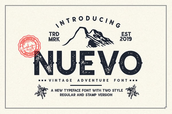 Nuevo - Vintage Adventure Font