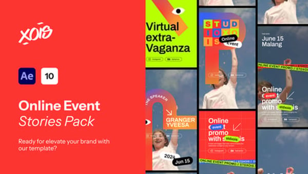 Online Event Promo Stories Pack