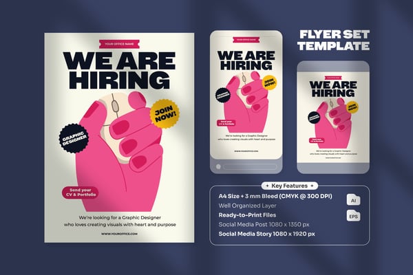 Open Hiring - Flyer Set